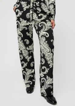 Vanilia Broek Met Paisley Print<Vrouw Broeken