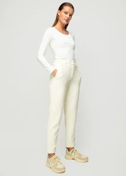 Vanilia Crinkle Structuur Chino<Vrouw Basics