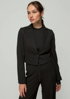 Vanilia Cropped Blazer<Vrouw Basics