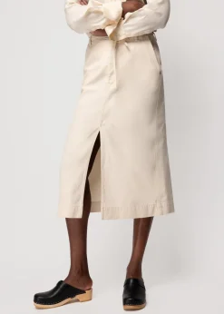 Vanilia Denim Midi Rok<Vrouw Rokken