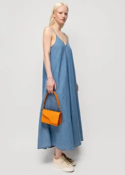 Vanilia Denim Slip Dress<Vrouw Jurken