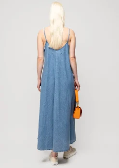 Vanilia Denim Slip Dress<Vrouw Jurken