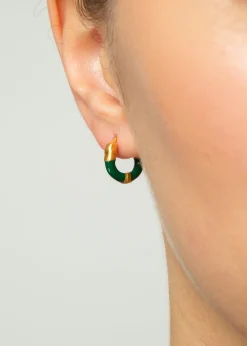 Vanilia Enamel Oorbellen Lina<Vrouw Accessoires