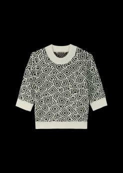 Vanilia Jacquard Gebreide Top<Vrouw Two-Pieces