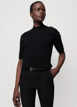 Vanilia Katoen Gebreide Top<Vrouw Basics