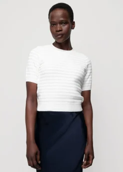 Vanilia Katoen Gebreide Top<Vrouw Basics