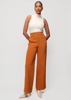 Vanilia Katoen Gebreide Top Met Col<Vrouw Tops