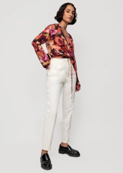 Vanilia Katoenen Broek Tapered Fit<Vrouw Basics