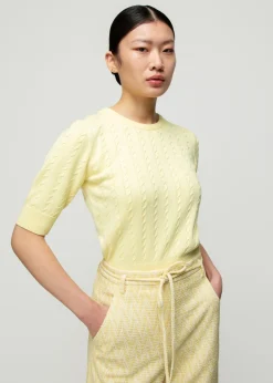 Vanilia Katoenen Kabeltop<Vrouw Tops