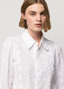 Vanilia Katoenen Ripple Blouse<Vrouw Basics