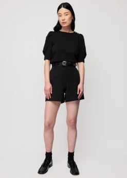 Vanilia Katoenen Top Met Pofmouw<Vrouw Tops