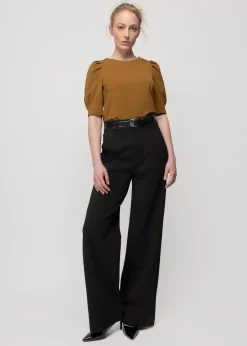 Vanilia Katoenen Top Met Pofmouw<Vrouw Basics