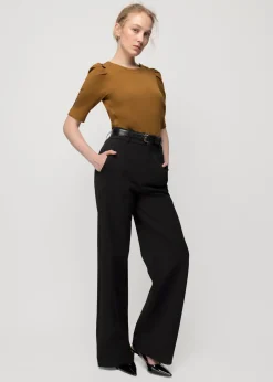 Vanilia Katoenen Top Met Pofmouw<Vrouw Basics