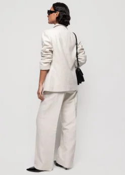 Vanilia Linnen Colbert<Vrouw Colberts & Gilets