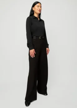 Vanilia Long Sleeve Polo<Vrouw Basics