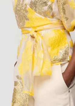 Vanilia Organza Wrap Top<Vrouw Tops