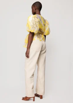 Vanilia Organza Wrap Top<Vrouw Tops