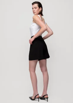 Vanilia Rib Short<Vrouw Basics