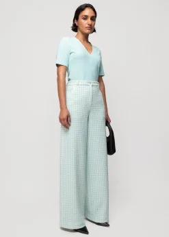 Vanilia Rib Top Met V-Hals<Vrouw Tops