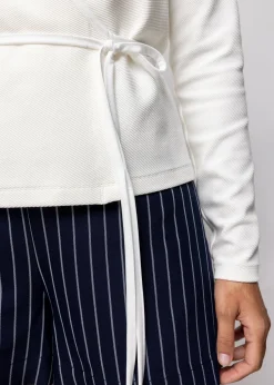 Vanilia Rib Wikkeltop<Vrouw Basics