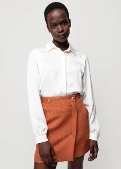 Vanilia Satijnen Blouse<Vrouw Blouses