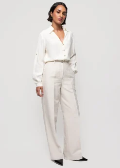 Vanilia Satijnen Blouse<Vrouw Basics