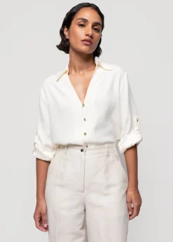 Vanilia Satijnen Blouse<Vrouw Basics