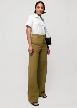 Vanilia Stretch Blouse Met Korte Mouw<Vrouw Basics