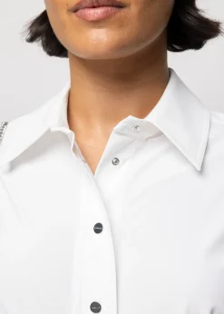 Vanilia Stretch Blouse Met Korte Mouw<Vrouw Basics