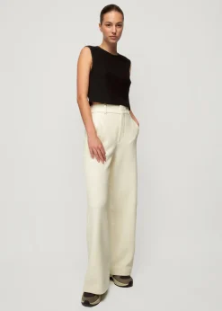 Vanilia Struc Top Mouwloos<Vrouw Basics