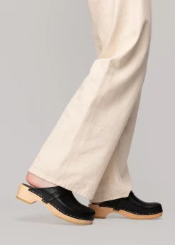 Vanilia Swedish Hasbeens Leren Klompen<Vrouw Schoenen