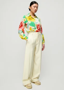 Vanilia Tricot Blouse Met Bloemenprint<Vrouw Blouses