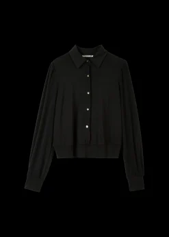 Vanilia Tricot Blouse Met Luxe Knopen<Vrouw Basics