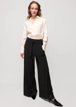 Vanilia Tricot Broek Met Wijde Pijp<Vrouw Broeken