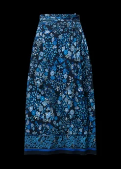 Vanilia Tricot Rok Met Bloemen<Vrouw Rokken