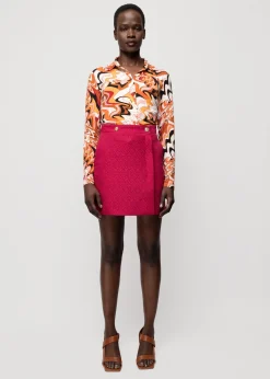 Vanilia Tricot Swirl Blouse<Vrouw Blouses