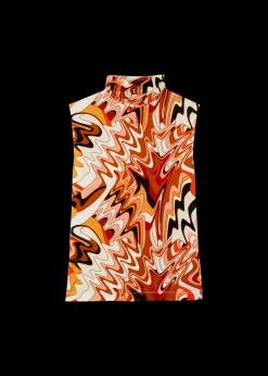 Vanilia Tricot Swirl Top Met Col<Vrouw Two-Pieces