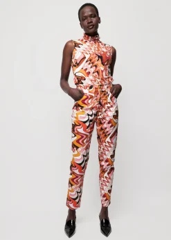 Vanilia Tricot Swirl Top Met Col<Vrouw Two-Pieces