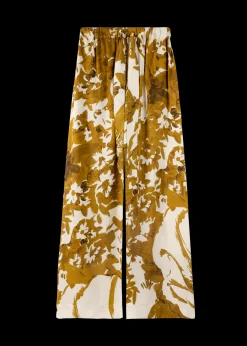 Vanilia Viscose Broek Met Bloemen<Vrouw Two-Pieces