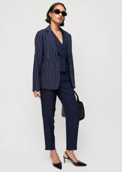 Vanilia Viscose Chino Pin Stripe<Vrouw Broeken