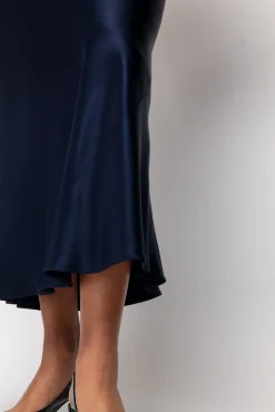 Vanilia Viscose Midi Rok<Vrouw Basics