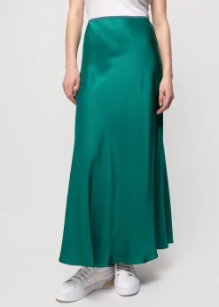 Vanilia Viscose Midi Rok Groen<Vrouw Two-Pieces