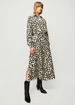 Vanilia Viscose Midi Rok Met Bloemenprint<Vrouw Two-Pieces
