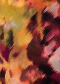 Vanilia Viscose Midi Rok Met Print<Vrouw Rokken