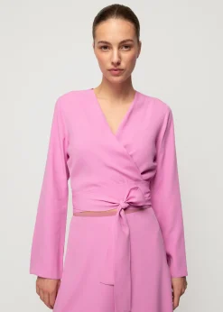 Vanilia Viscose Wrap Top<Vrouw Two-Pieces