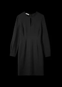 Vanilia Wafel Jurk Met Couture Mouwen<Vrouw Basics