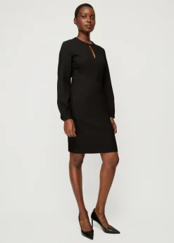 Vanilia Wafel Jurk Met Couture Mouwen<Vrouw Basics