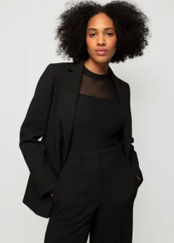 Vanilia Wafel Structuur Blazer<Vrouw Basics