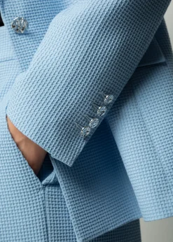 Vanilia Wafel Structuur Blazer<Vrouw Colberts & Gilets