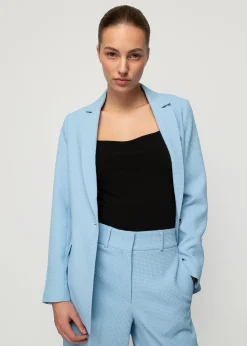 Vanilia Wafel Structuur Blazer<Vrouw Colberts & Gilets